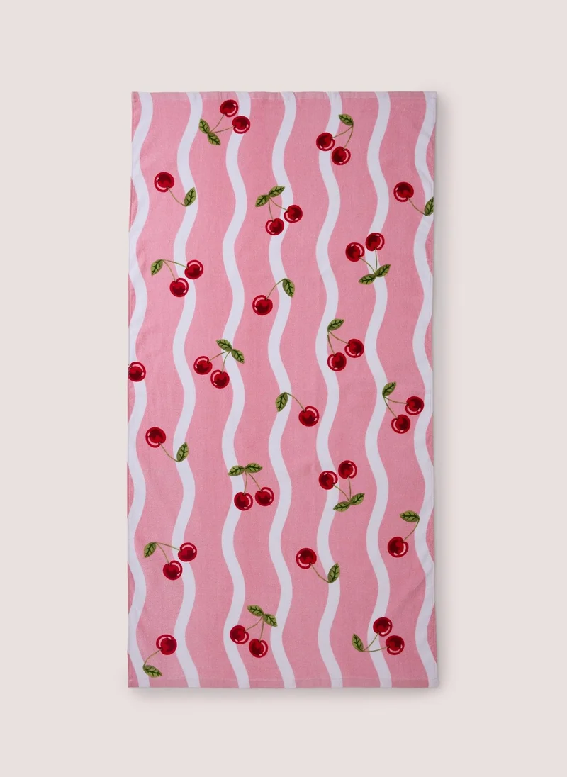 ماتلان Pink Cherry Beach Towel